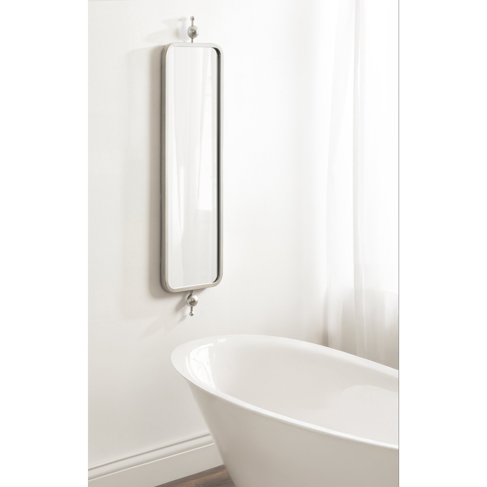 Accent Mirror, Silver, 36" x 9"