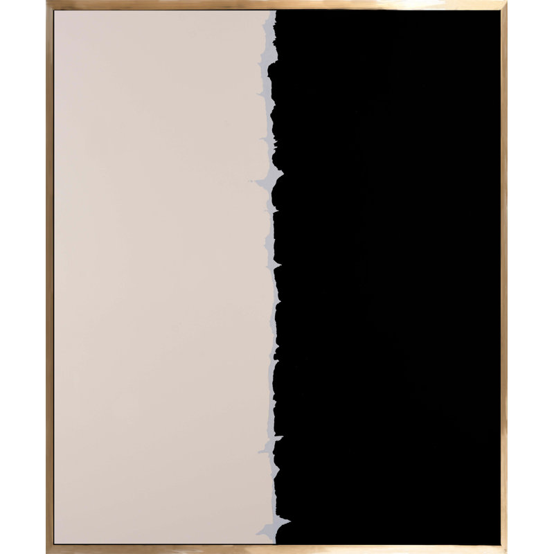 Torn Painting, Gold Framed