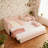 Twin Daybed with Trundle & USB Port - Wave Shaped Gingham No Box Spring Needed-573400887