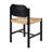 Arlette Mid-Century Modern Dining Chairs With Rope Woven Seats And Wood Frame