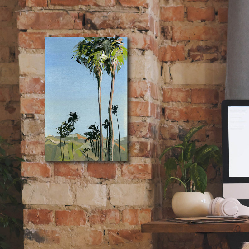  «La Palms» par Brook Page, art mural 12 po x 18 po