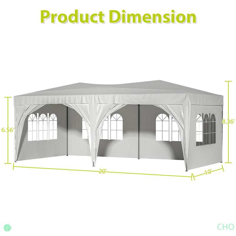 Tente pliante portable EZ Pop Up, Blanc