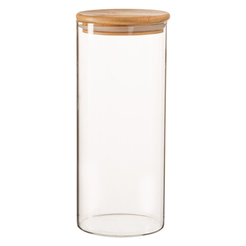 Glass Jar, 23cm H x 10cm W x 10cm D