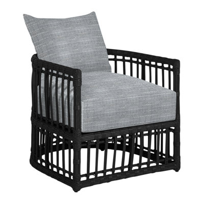 Fauteuil demi-tonneau Newport - Onyx