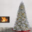 Iceland Fir Pre-Lit Artificial Christmas Tree-442904550