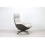Chaise longue pivotante en polyester de 37 po de largeur Rutherford
