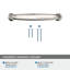 Poignée de meuble arquée Renown en nickel poli, entraxe de 96 mm (3-3/4 po)-109026966-112548324