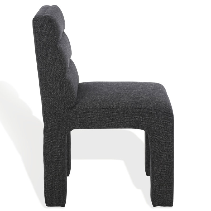Chaise d'appoint Shepha, Lin noir