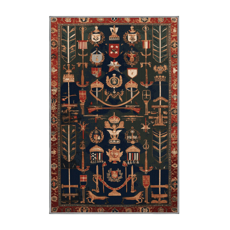 Tapis mauve lavable à la machine, Rectangle 7 pi x 10 pi