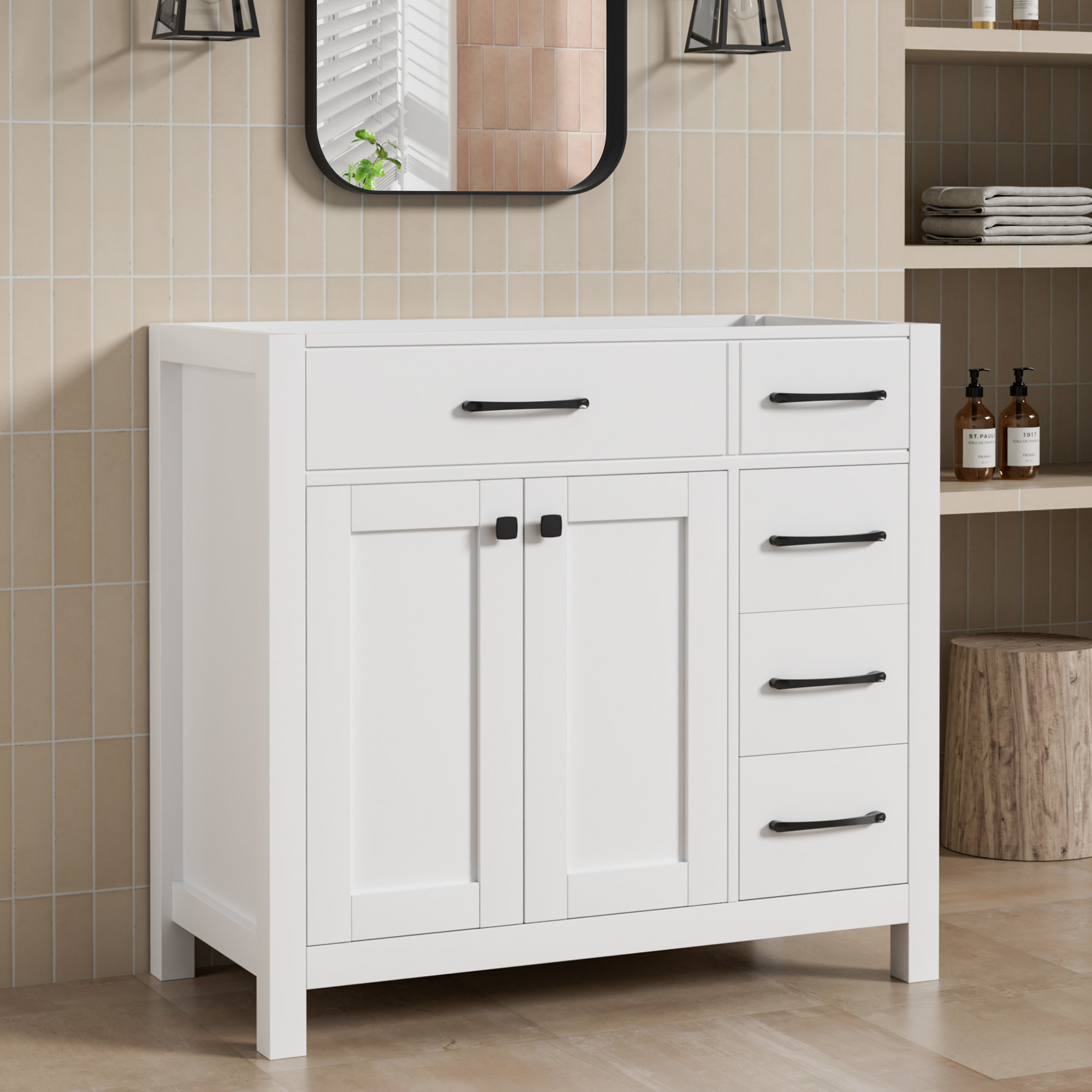 Vanity Counter Base ECLIFE 36