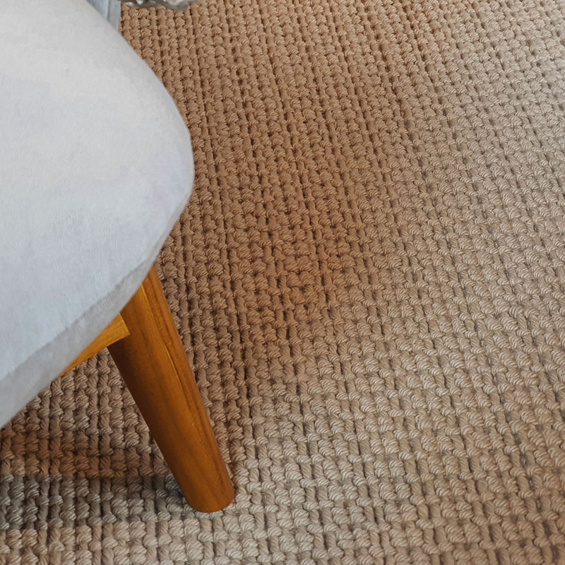 Rani Hand Loomed Area Rug in Beige, Rectangle 10' x 14'
