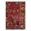 Waliyah Oriental Area Rug in Rust