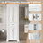 70.8" Freestanding Bathroom Vanity With Adjustable Shelves