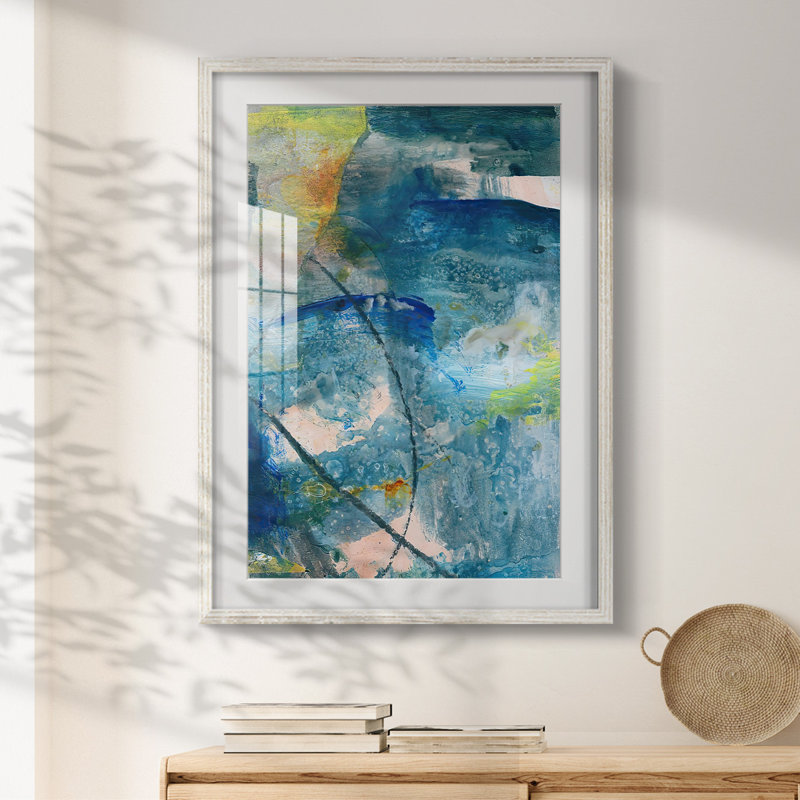 SpringWinds II - reproduction encadrée, H 28,5 po x l 20,5 po, Blanc