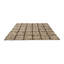 Wool Geometric Area Rug in Brown-1501782082