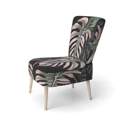 Moorton - Chaise d'appoint rembourrée et fauteuil tropical