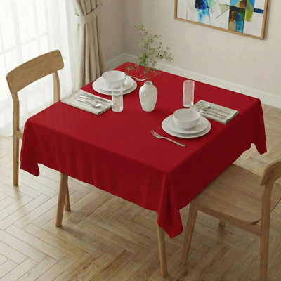 Nappe Ayaan Elegant (55 x 55 pouces), 65% coton / 35% polyester, facile à nettoyer, lavable à la machine à 86 ° F, va au sèche-linge, repassable | Parfait pour la table de salle à manger et les occasions spéciales, design durable et élégant