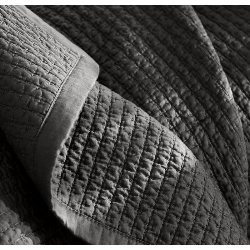 Signature Textured Stitch Quilt, King/Cal. King Quilt, Night