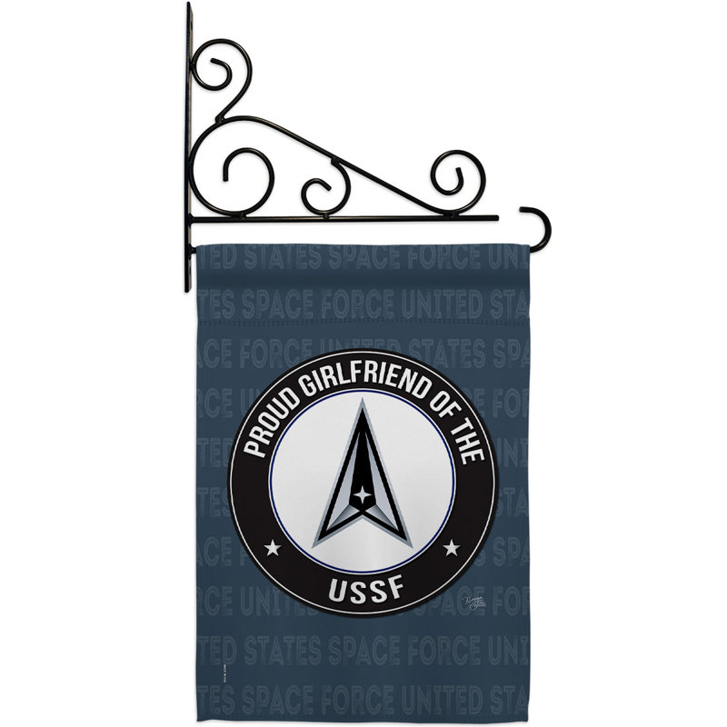 Ensemble de drapeaux en polyester à double face Pride Girlfriend 19 po x 13 po