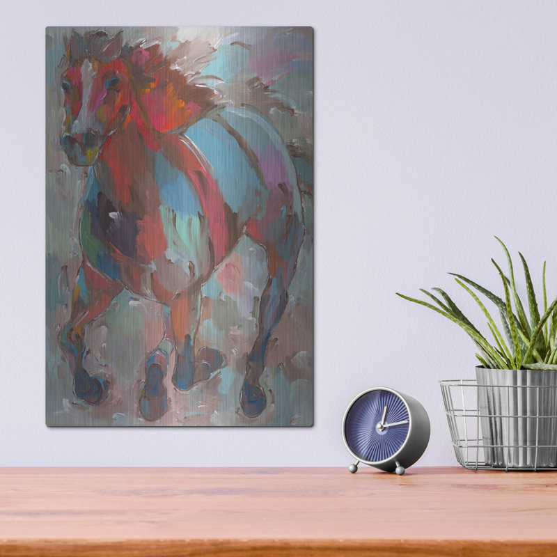Luxe «Red Warrior» par Hooshang Khorasani «Red Warrior» par Hooshang Khorasani, H 16 po x l 12 po