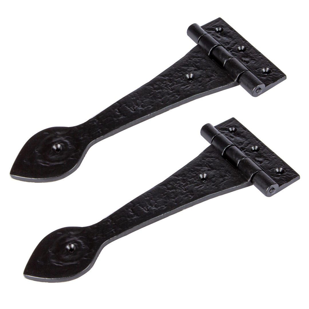 Hammer & Tongs - Traditional T-Hinge - W245mm - Black