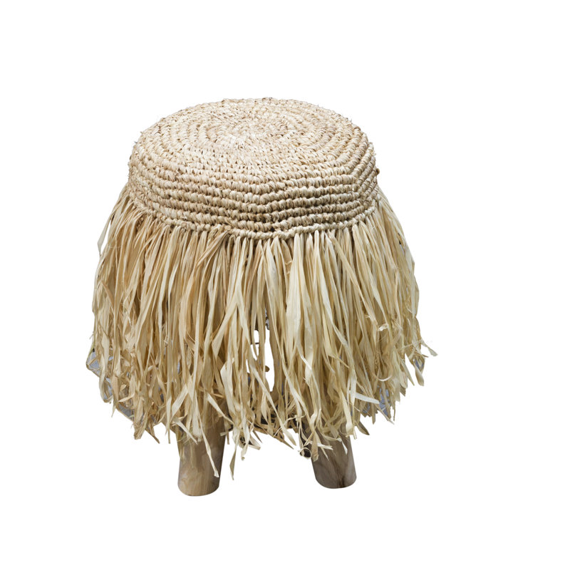 Duplessis Solid Wood Accent Stool