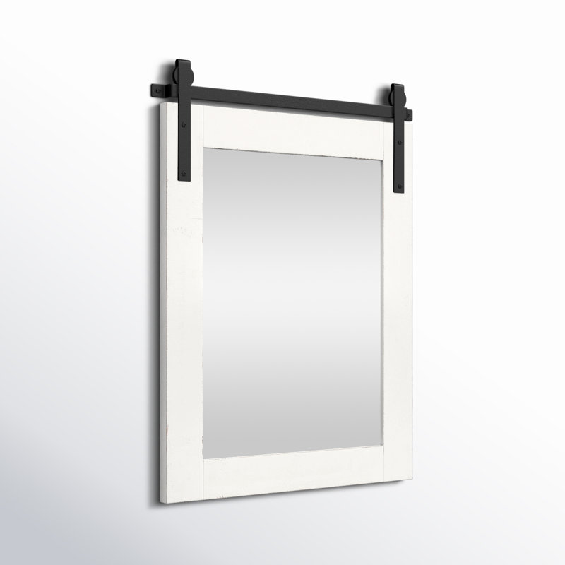 Miroir Dayanah, Blanc bord de mer, 26,75 po x 19,5 po
