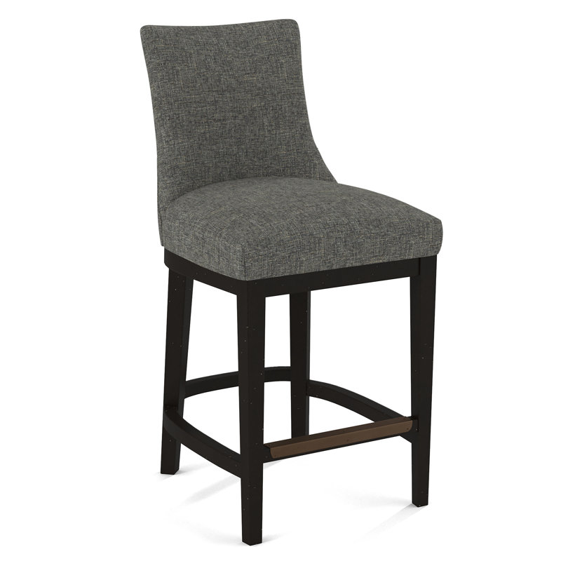 Upholstered Stool, 61536-78, Pecan