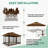 COBIZI 13x13 FT Pop up Gazebo Outdoor pop up Canopy Tent,carpas para Patio, Shelter - Screen Tents with Portable Carry Bag-124489336