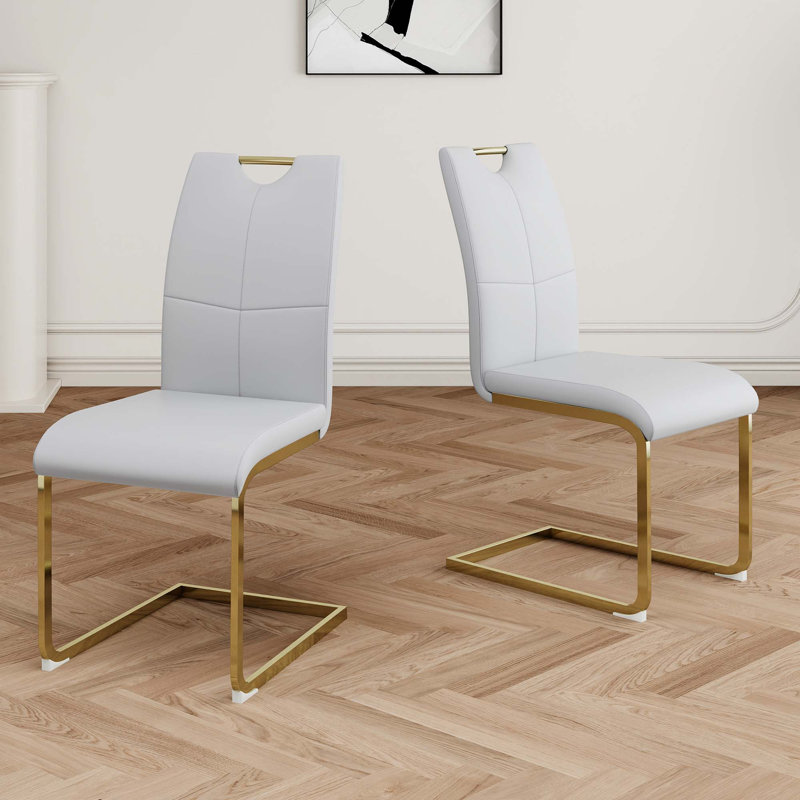 Chaise rembourrée en polyuréthane (ensemble de 2)