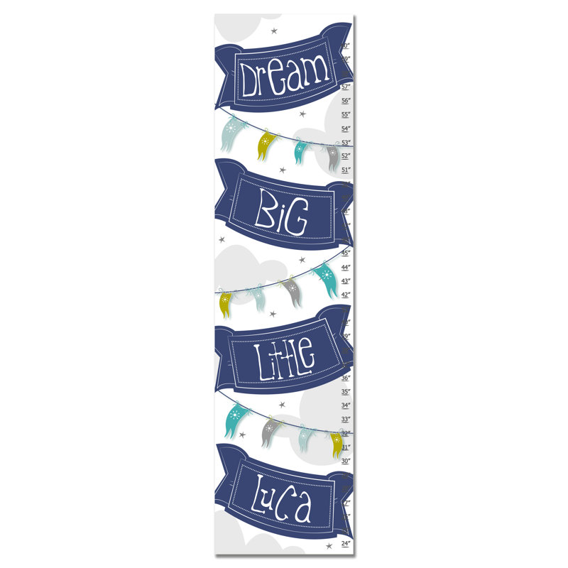 Charte de croissance personnalisée Dream Big Bunting, Oui