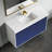 Dowell 48" Rectangular Drop-In Resin Single Bathroom Vanity Sink with Overflow