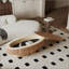 Table basse ovale avec rangement caché-1484184410