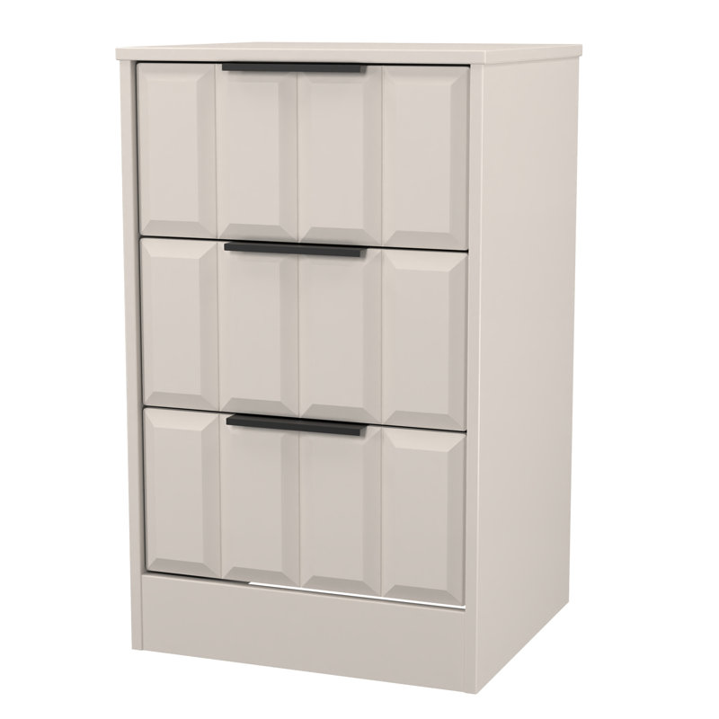 Doss 45cm W Manufactured Wood Bedside Table, Kashmir Matt