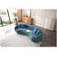 Canapé modulaire incurvé 102,4 po, demi-lune moderne à 5 places avec 4 coussins décoratifs 102,4 po-129417810