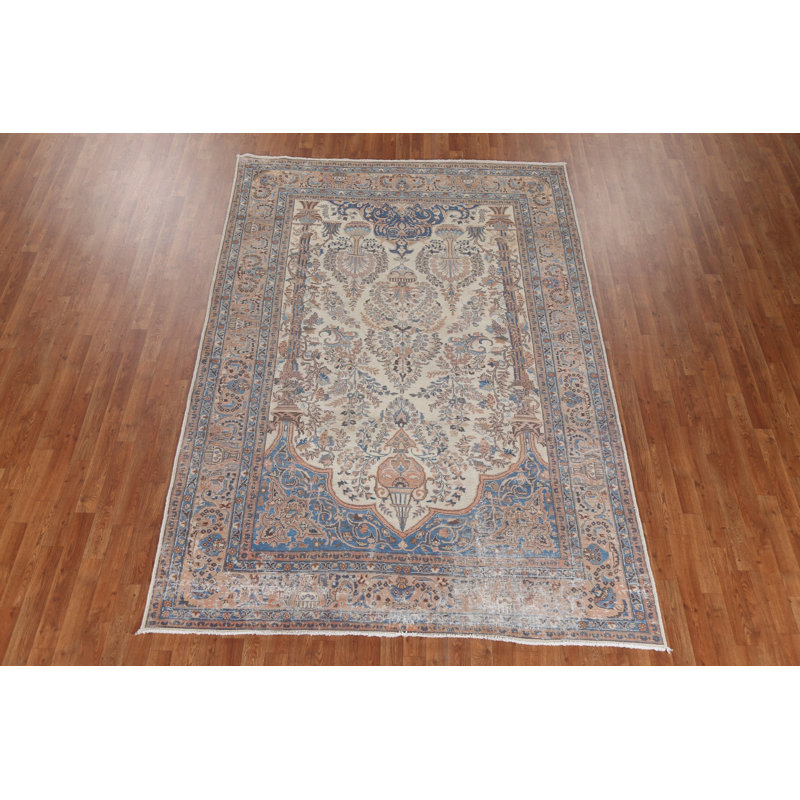 Tapis traditionnel floral 6 x 9