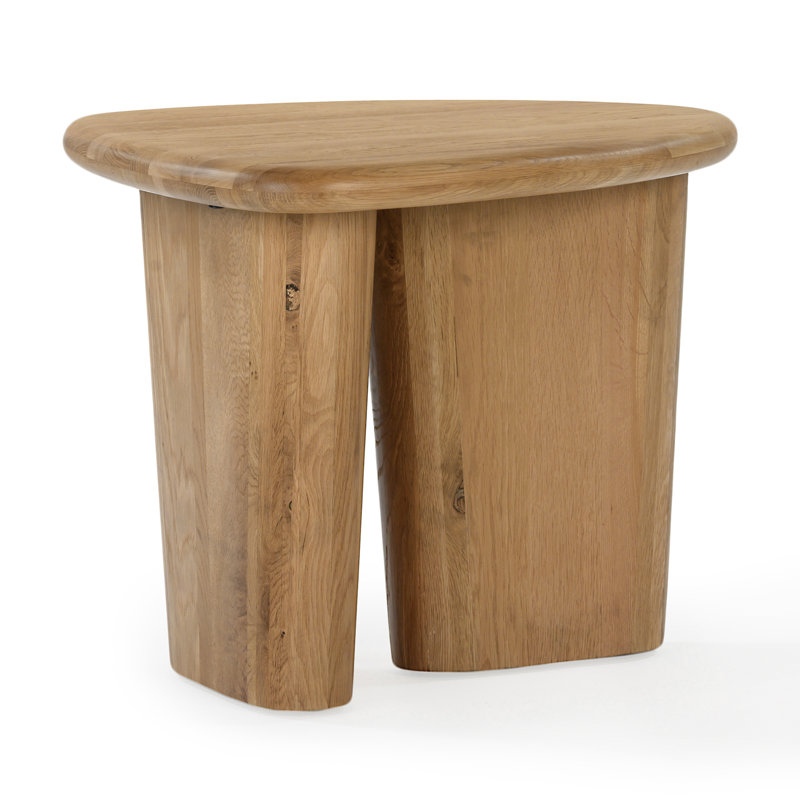  Bauke Laurel Side Table - Natural, Brown