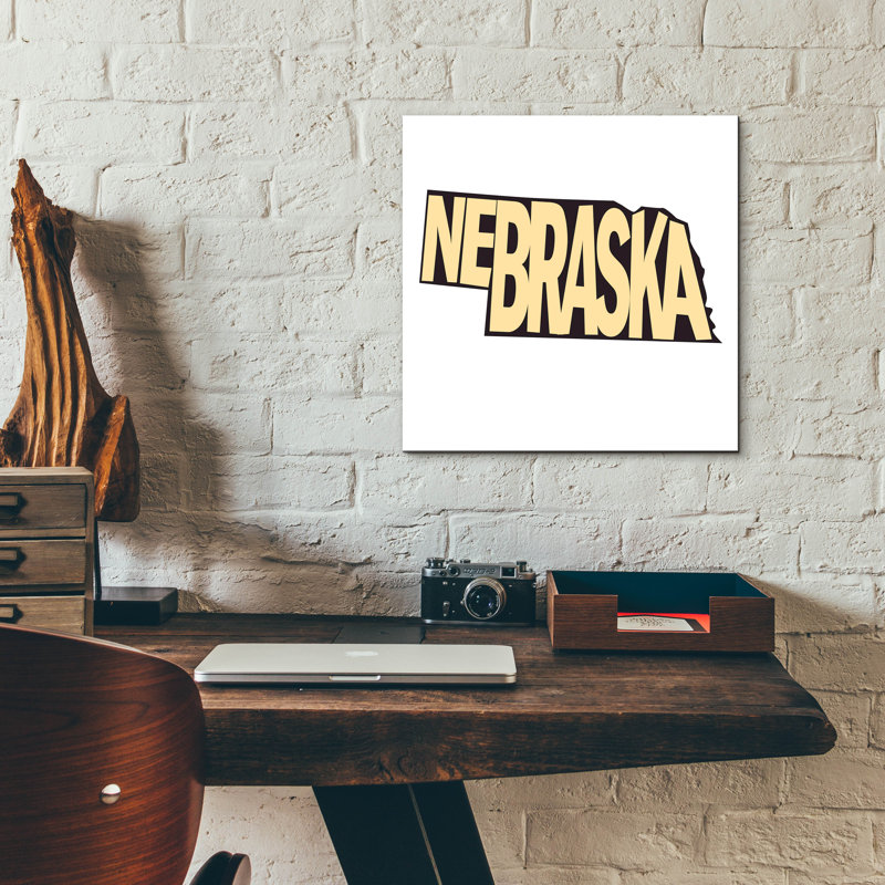  'Nebraska 2' by Art Licencing Studio Acrylic Glass Wall Art, 12" x 12"