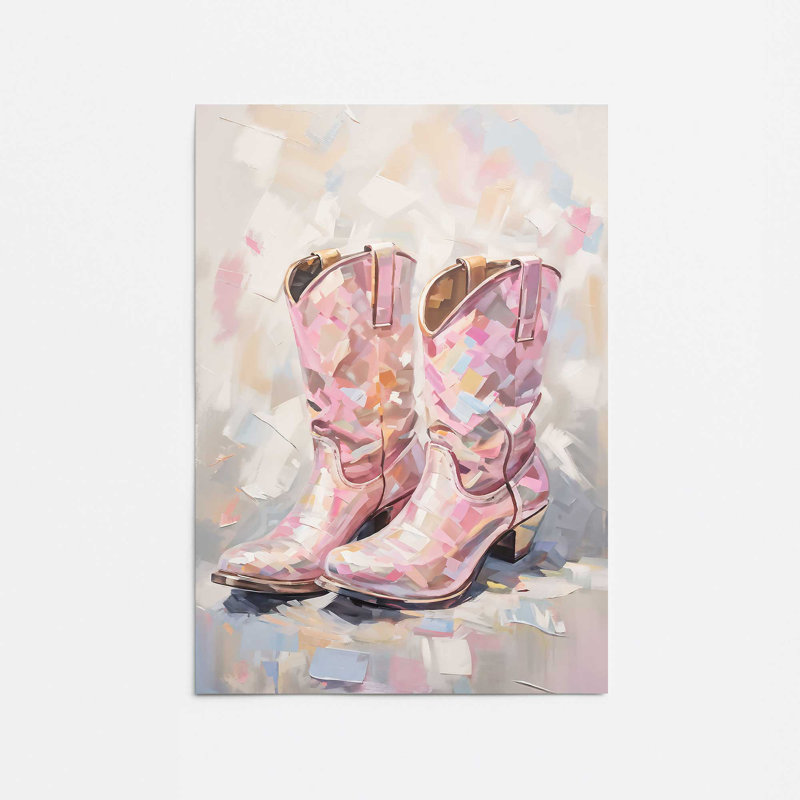 Les incontournables du style cowboy en rose I, H 36 po x l 24 po