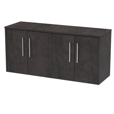 Juno 1205mm Wall Mounted Double Bathroom Vanity Base