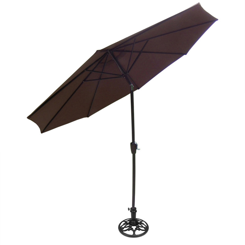 Base de parasol ronde autoportante Dilreet, Noir