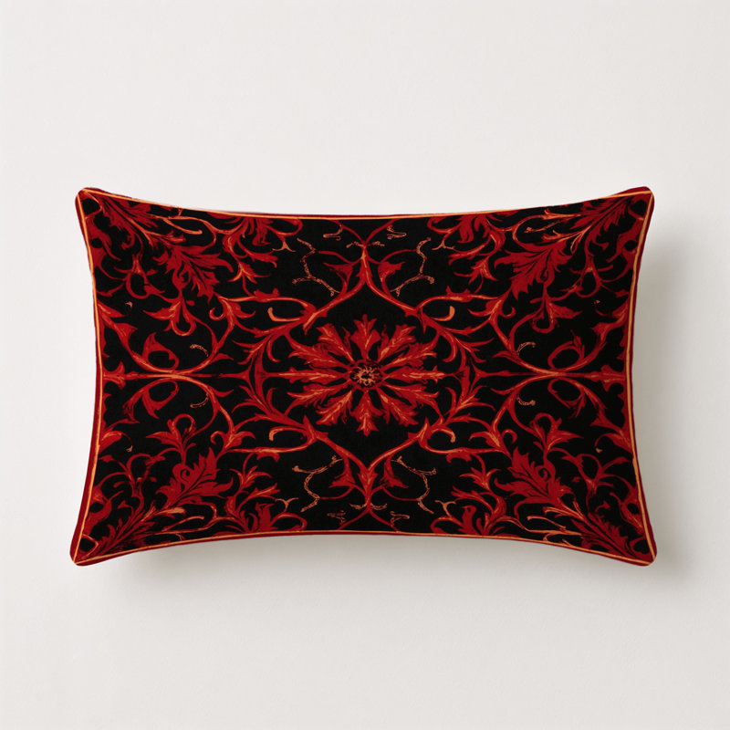 Gilded Epiphany Indoor And Outdoor Throw Pillow, Rectangle 18"H x 25"W