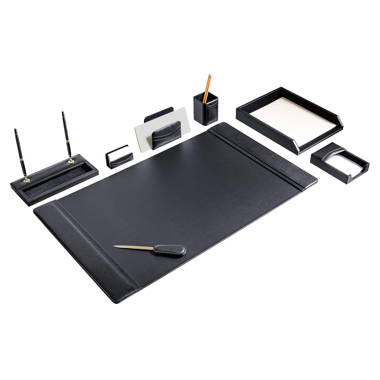 Leather Desk Set - Desk Office Accessories