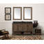 Ensemble de meuble-lavabo double 60 po Aamna