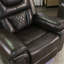 Fauteuil inclinable manuel avec bande lumineuse DEL-1558976750