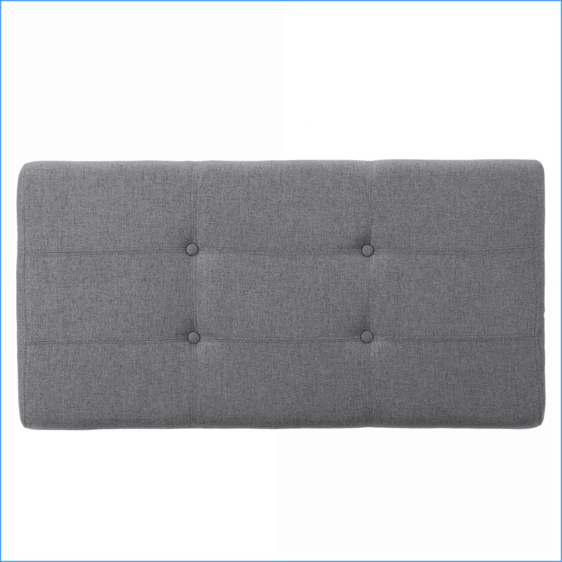 Banc de rangement repose-pieds gris ardoise pour le salon | Bois, Gris