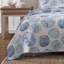 Ensemble de courtepointe réversible en coton bleu Tommy Bahama Ocean Isle-64765803