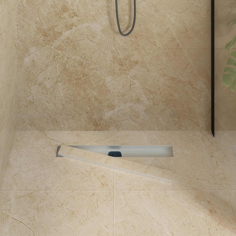  Shower Drain Height Adjustable Stainless Steel 304 Bathroom Fixture