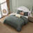Ensemble d'édredon réversible 100% satin de coton Bebejan Whispering Willows-109269679