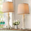 Ensemble de 2 lampes de table Farmhouse Touch avec ports de charge USB, éclairage DEL à intensité variable à 3 voies, comprend des ampoules pour le salon, la chambre à coucher ou le bureau